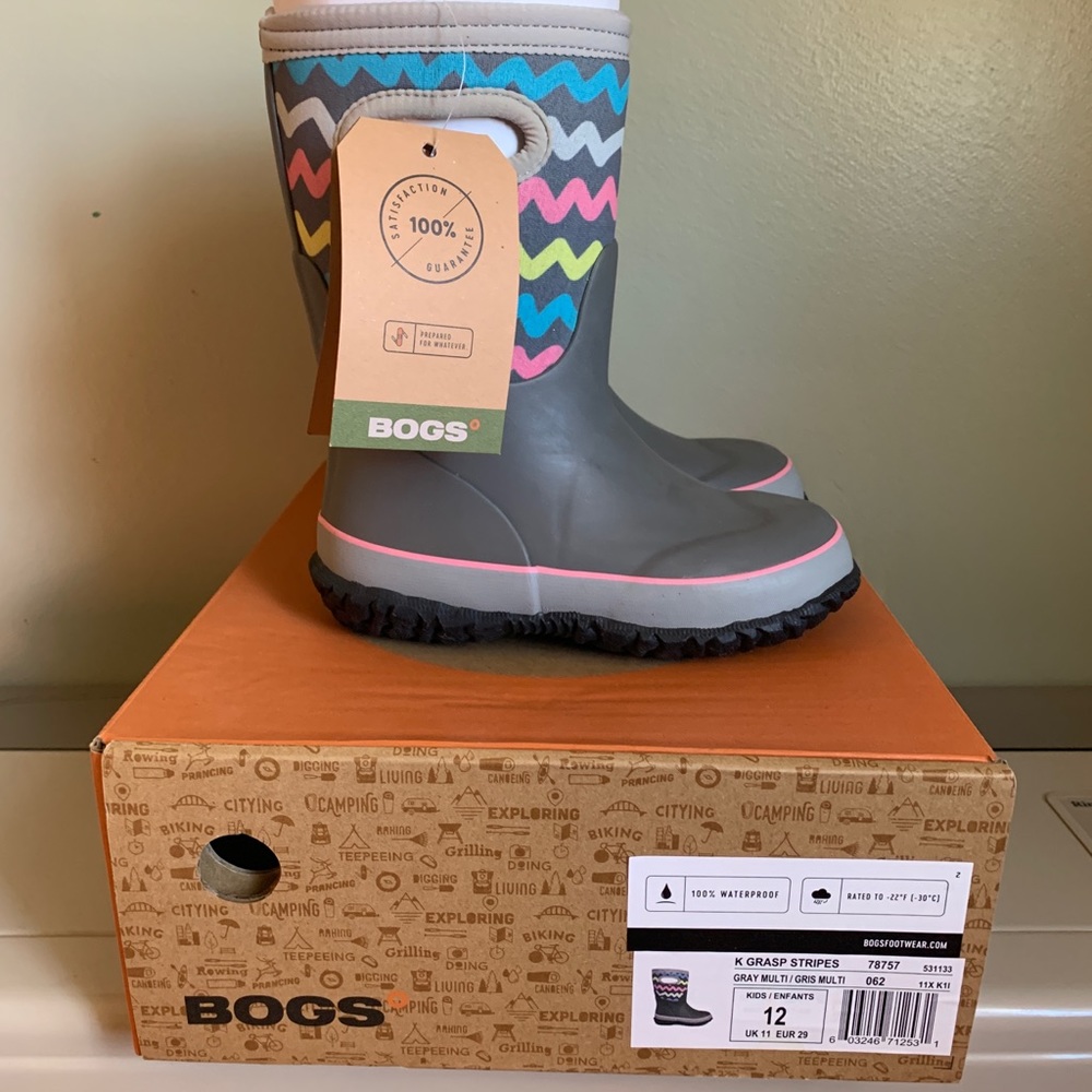 Brand new Bogs toddler size 12.